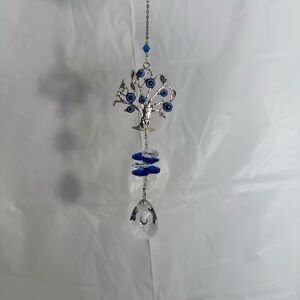 Silver and Blue Suncatcher